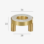 Maniglia ad Anello in Ottone Amyra