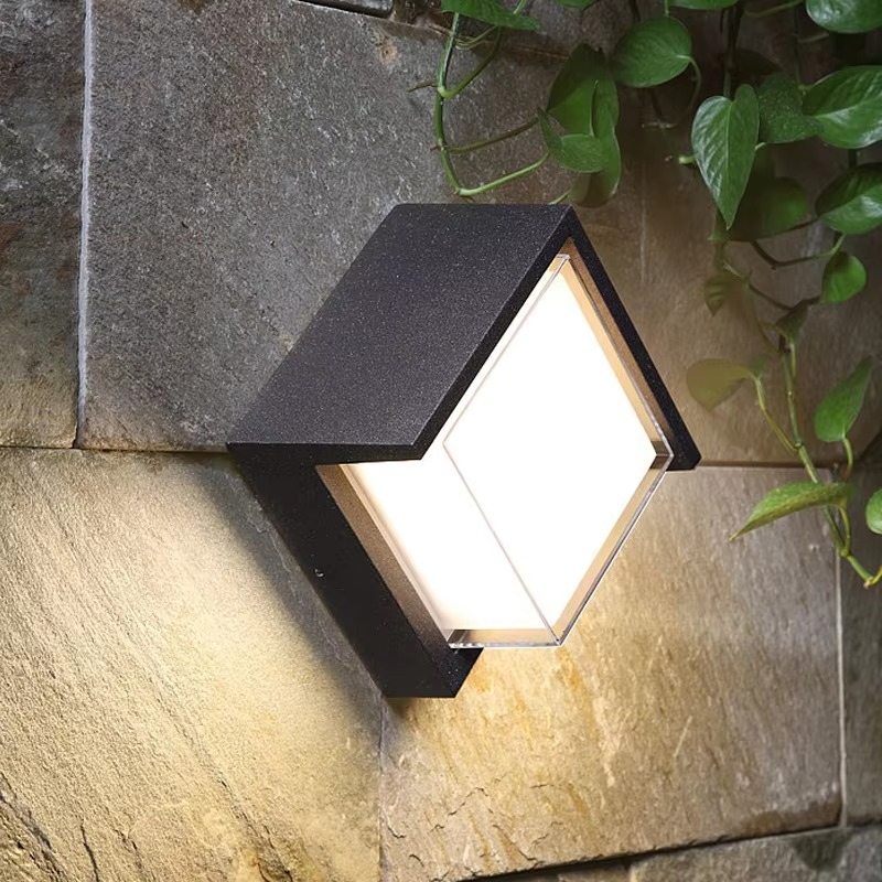 Lampada da Parete Solare con Sensore di Movimento Illuminazione Esterna