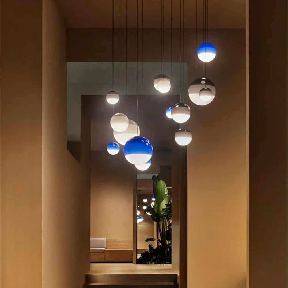 Lampada a Sospensione in Vetro Design Luxe