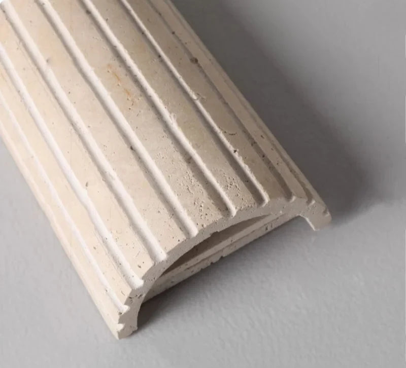 TerraLume Wabi-Sabi Travertino Lampada da Parete LED