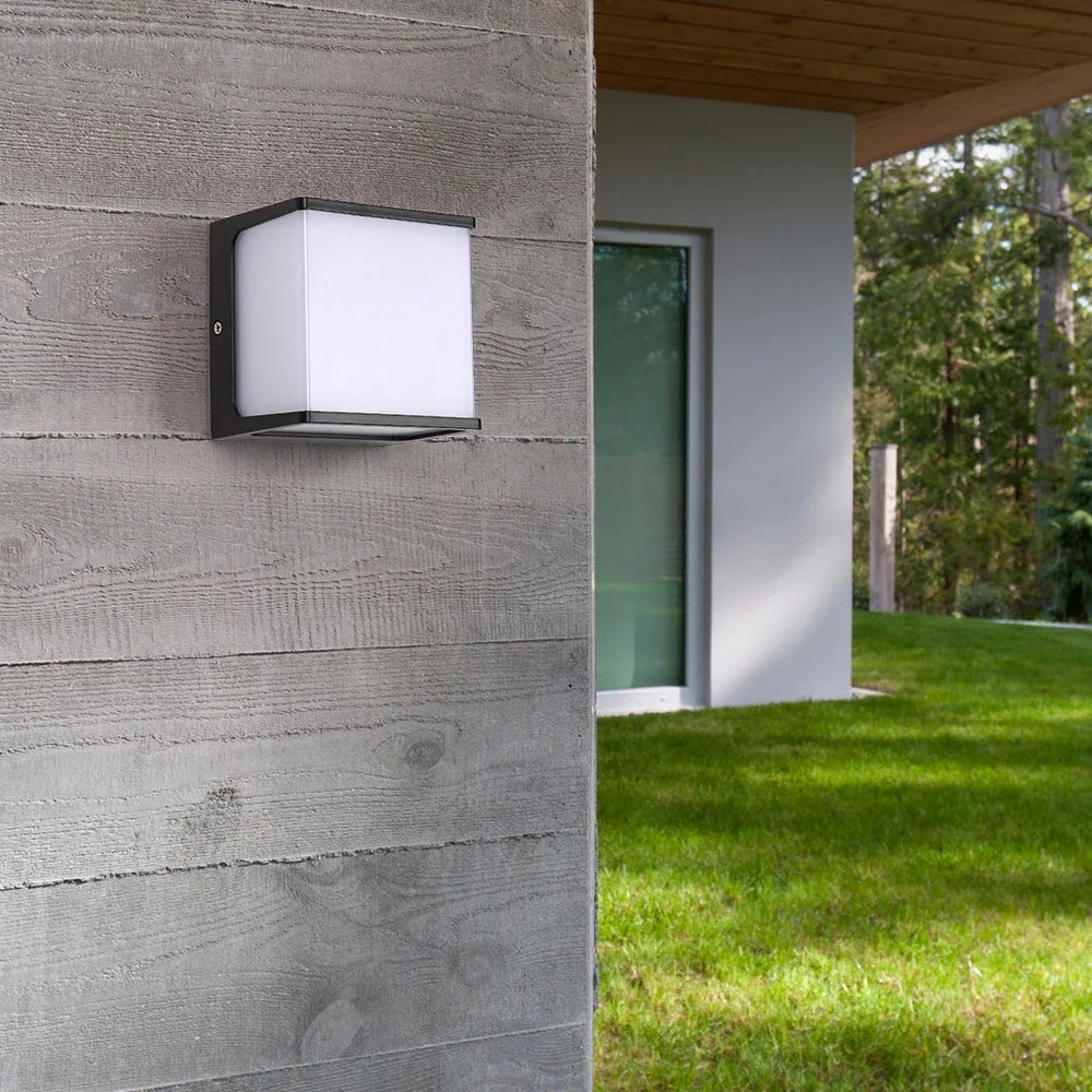 AeroCube Illuminazione da Parete Esterno | LED Moderno Impermeabile
