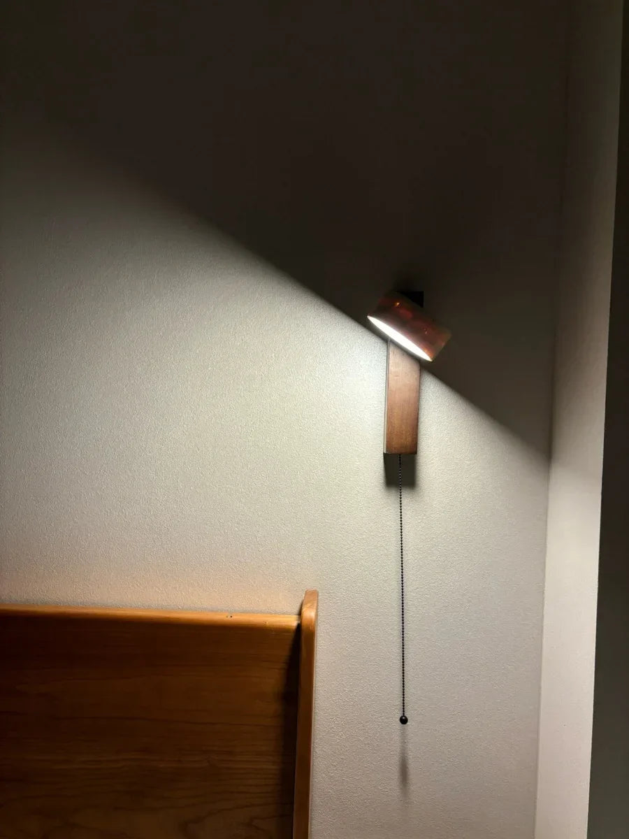 AureaCave Wabi-Sabi Lampada da Parete in Travertino
