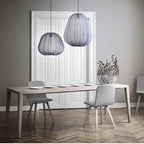 Lampadario in tessuto elegante wabi-sabi