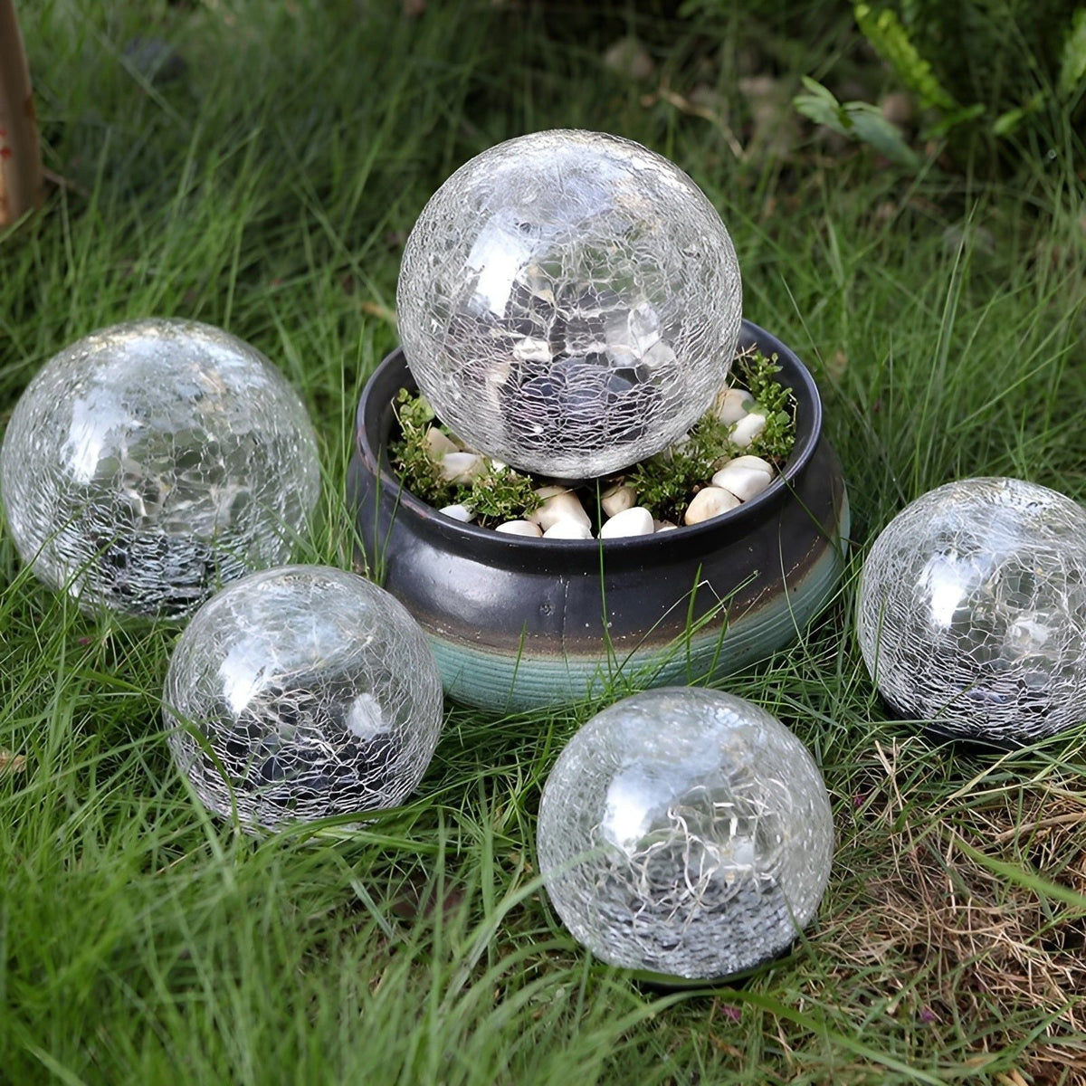 GardenGlimmer Light - Lampada da Giardino Solare a LED Impermeabile per Esterni