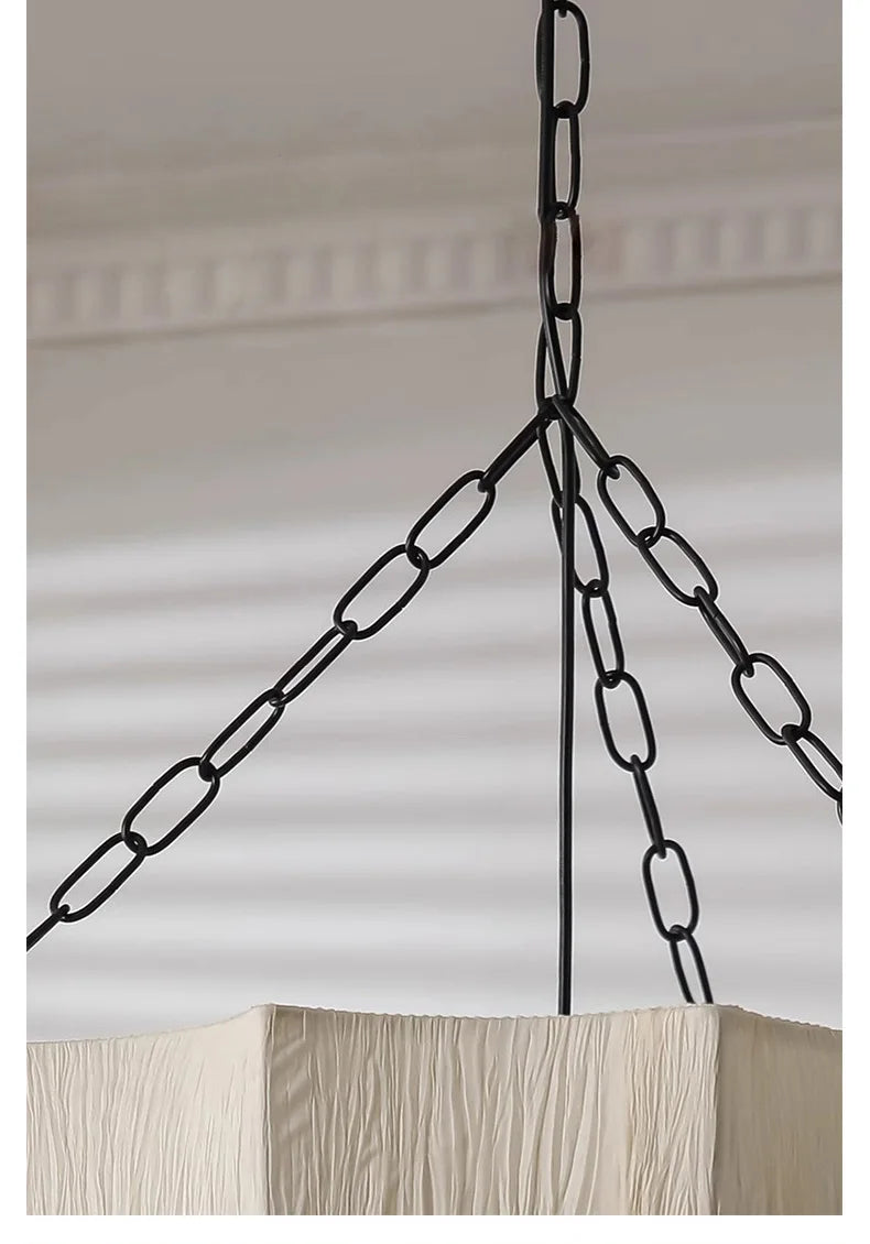 KumoWabi Lampada a Sospensione in Tessuto Giapponese Wabi-Sabi