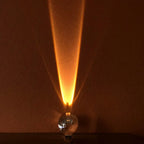 LumiVista Occhio del Cielo Lampada da Tavolo LED in Cristallo