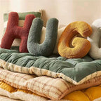 Avenia - Cuscino Decorativo in Velluto con Lettere da A a Z
