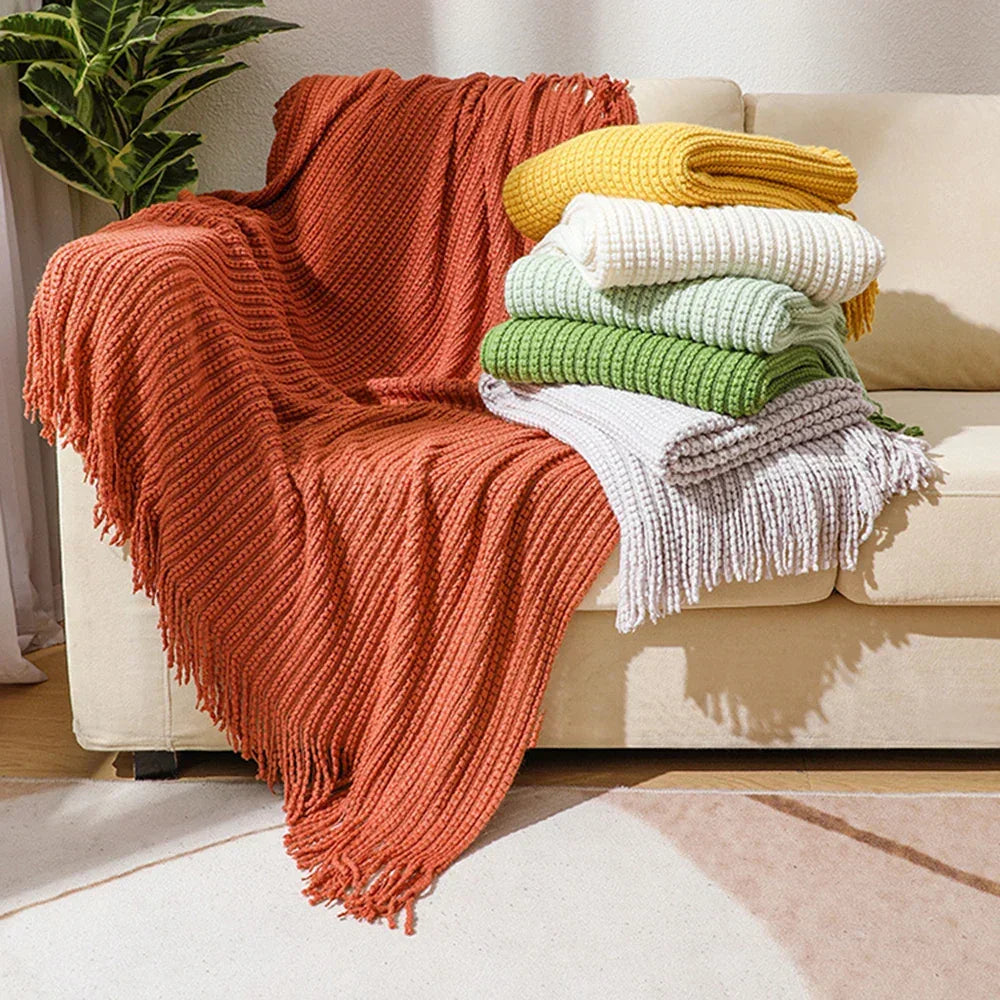 Collezione di Coperte Tricot Bohemien Classico