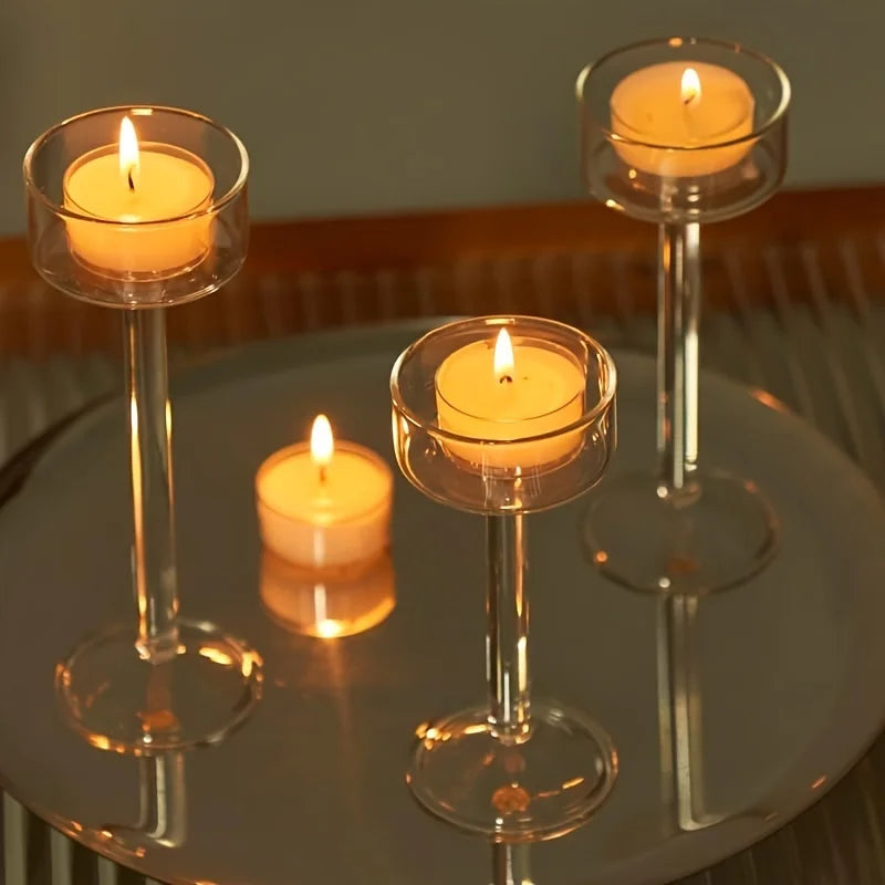 Set di Candelabri in Vetro LumaVase