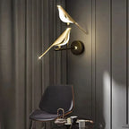 Glarefusion Modern Led Art Design Lampada da Parete con Uccello