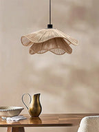 WabiRope Aura: Lampada a Sospensione in Canapa Wabi Sabi Scandinava