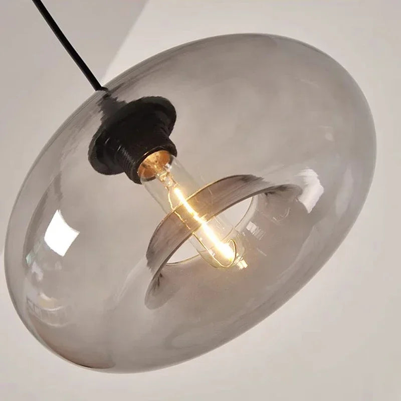 Lampada a Sospensione Moderna Colorata in Vetro