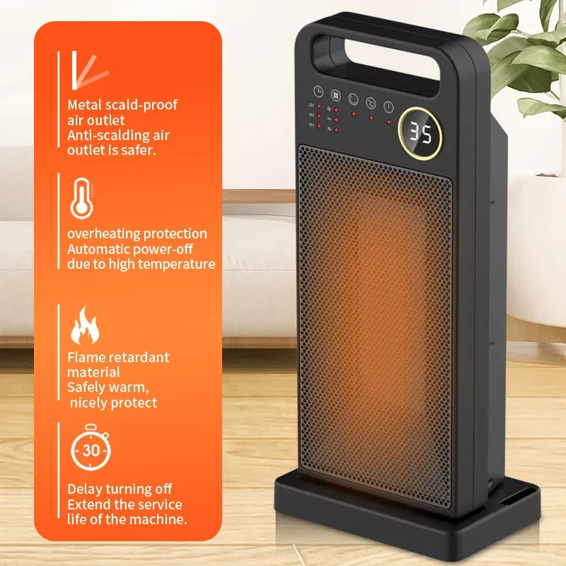 Riscaldamento Elettrico da 2000W con Telecomando e Touchscreen