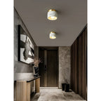 Lampada da soffitto in marmo italiano – Illuminazione lussuosa ed elegante per la tua casa