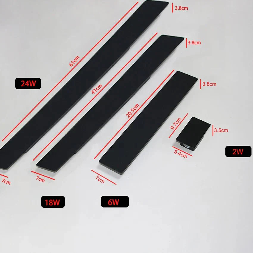 Triglow - Lampada da parete LED impermeabile per esterni