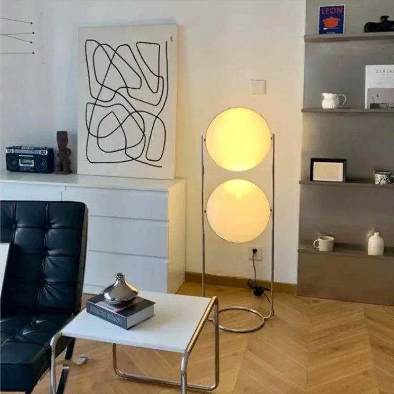LumiSphere Art Deco LED Bol Lampada da Terra