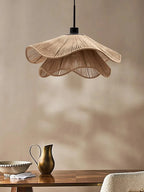 WabiRope Aura: Lampada a Sospensione in Canapa Wabi Sabi Scandinava