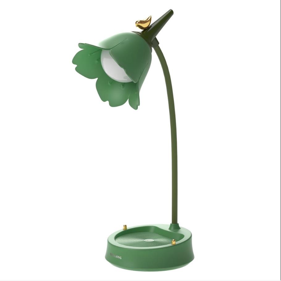 LumaPetal – Lampada da tavolo a forma di fiore con controllo touch e luce portatile in morbidi colori pastello