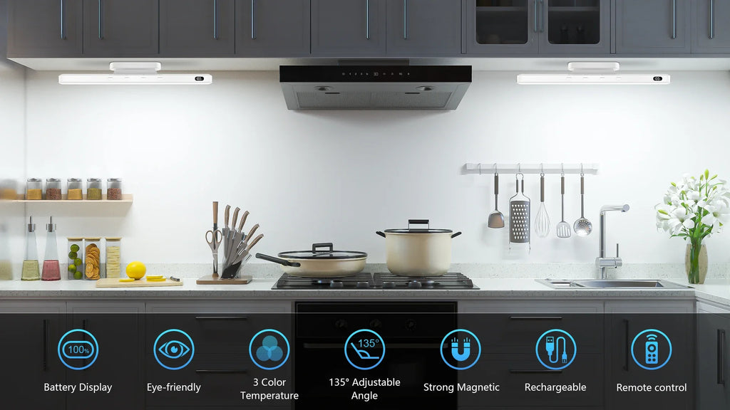GlowPro 5W Lampada Notturna Ricaricabile Dimmerabile
