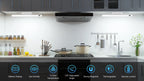 GlowPro 5W Lampada Notturna Ricaricabile Dimmerabile