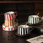 Tazza e piattino in ceramica Henrik