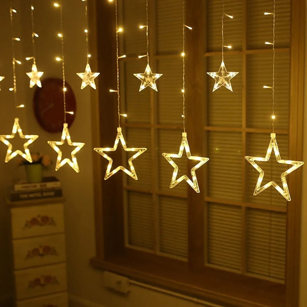 StellaGlow 3.5M LED Luce a Catena di Cristallo di Ghiaccio