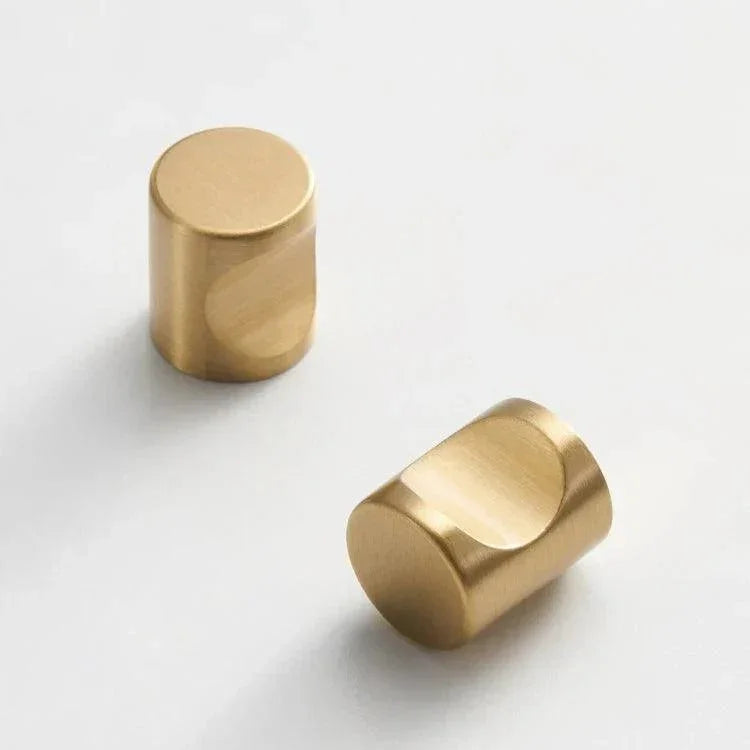 Maniglie in Ottone Spazzolato Lars