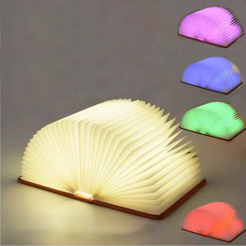 BookLight - Elegante lampada pieghevole per libri per un arredamento versatile