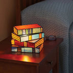 BookGlow - Lampada da tavolo creativa a forma di libro con illuminazione regolabile