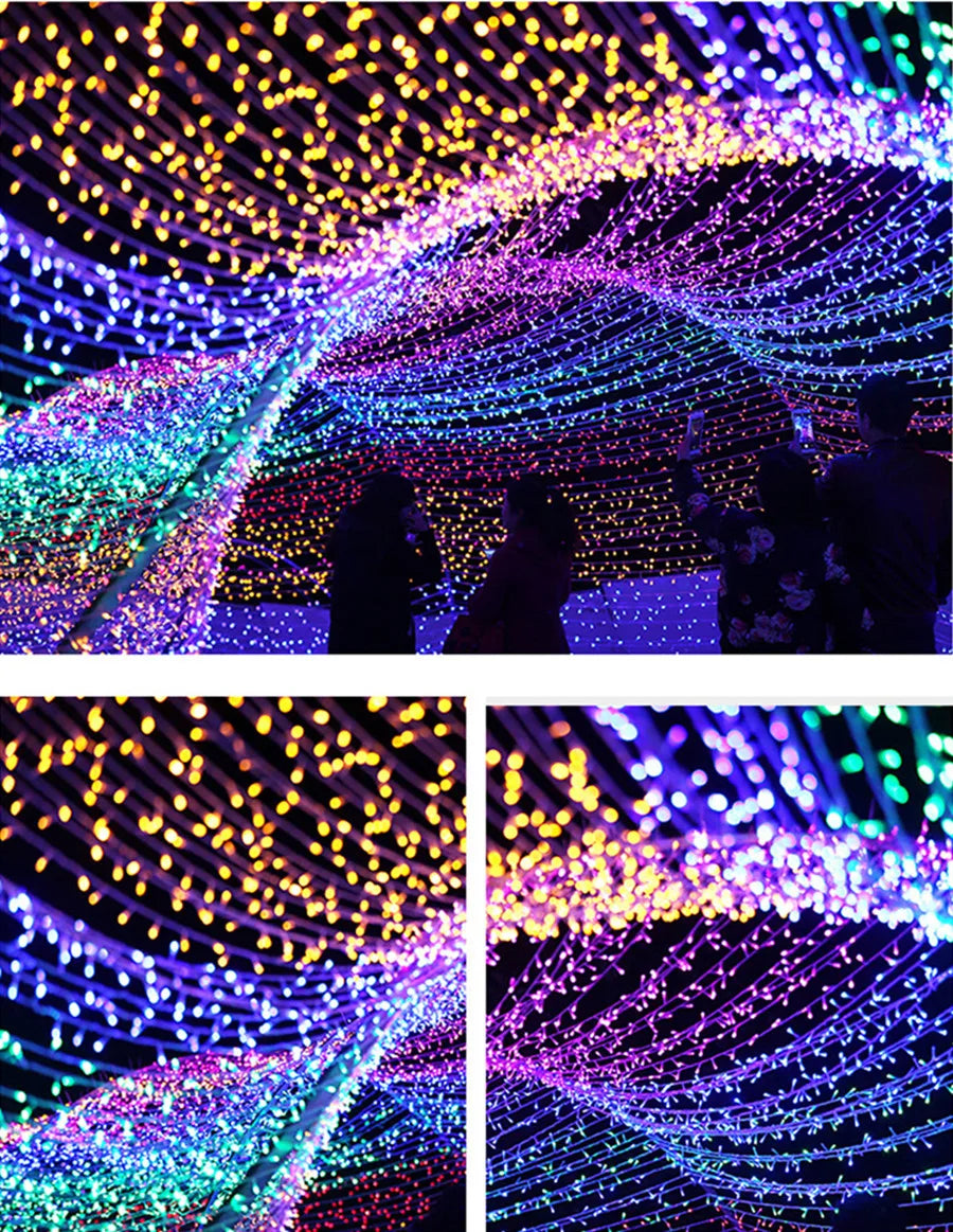 LumiFest Illuminazione Natalizia LED – 10M / 50M / 100M