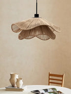 WabiRope Aura: Lampada a Sospensione in Canapa Wabi Sabi Scandinava