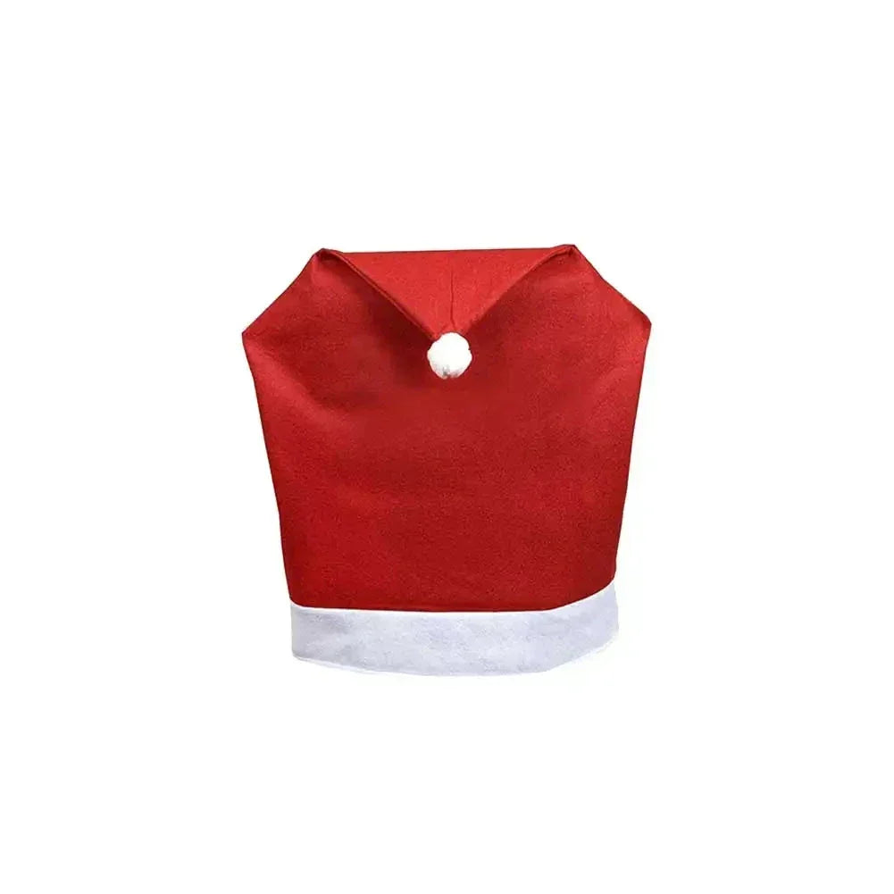 Copri Sedia di Natale – Cappelli di Babbo Natale per Sedie da Pranzo