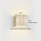 TerraLume Wabi-Sabi Travertino Lampada da Parete LED