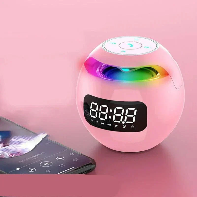 Orologio Sveglia Bluetooth Altoparlante LED Digitale da Comodino