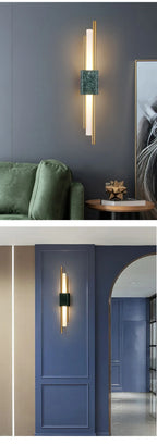 Lampada da Parete LED in Marmo Moderno Luxe