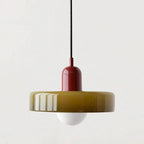 Glarefusion Moderno Lampadario in Vetro LED Stile Bauhaus