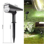SOLARFORCE 7LED Faro Solare Regolabile