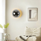 LumiBau Luxe Bauhaus Lampada da Parete Rotonda
