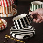 Tazza e piattino in ceramica Henrik