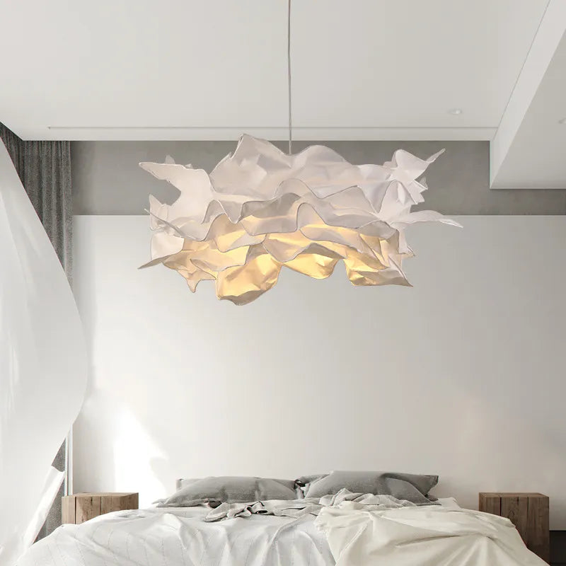 Lustres Semplici in Carta Bianca