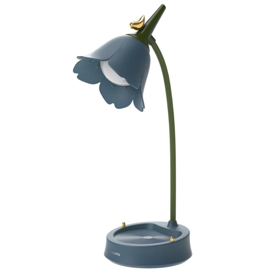 LumaPetal – Lampada da tavolo a forma di fiore con controllo touch e luce portatile in morbidi colori pastello