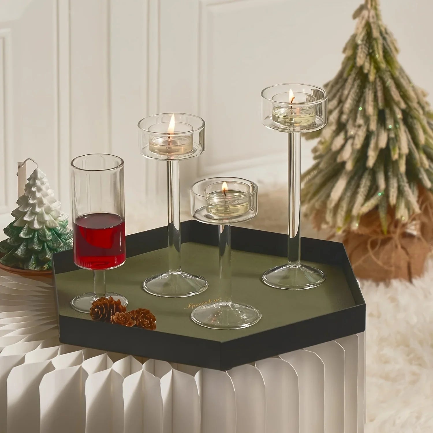 Set di Candelabri in Vetro LumaVase