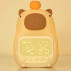 CapyGlow – Sveglia a forma di capybara con luce soffusa e design ricaricabile