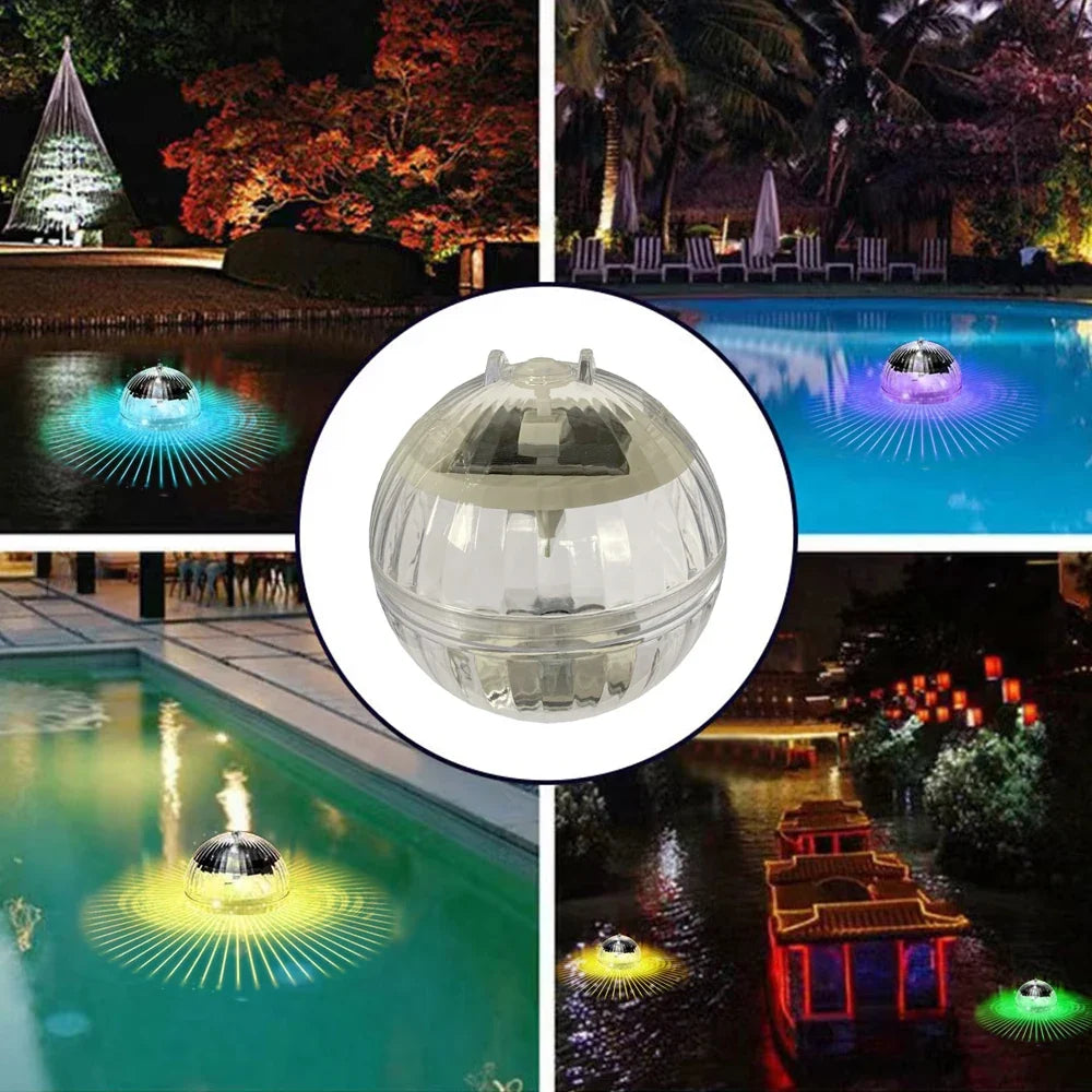 SOLAGLOW Lampada da Piscina Solare RGB Galleggiante