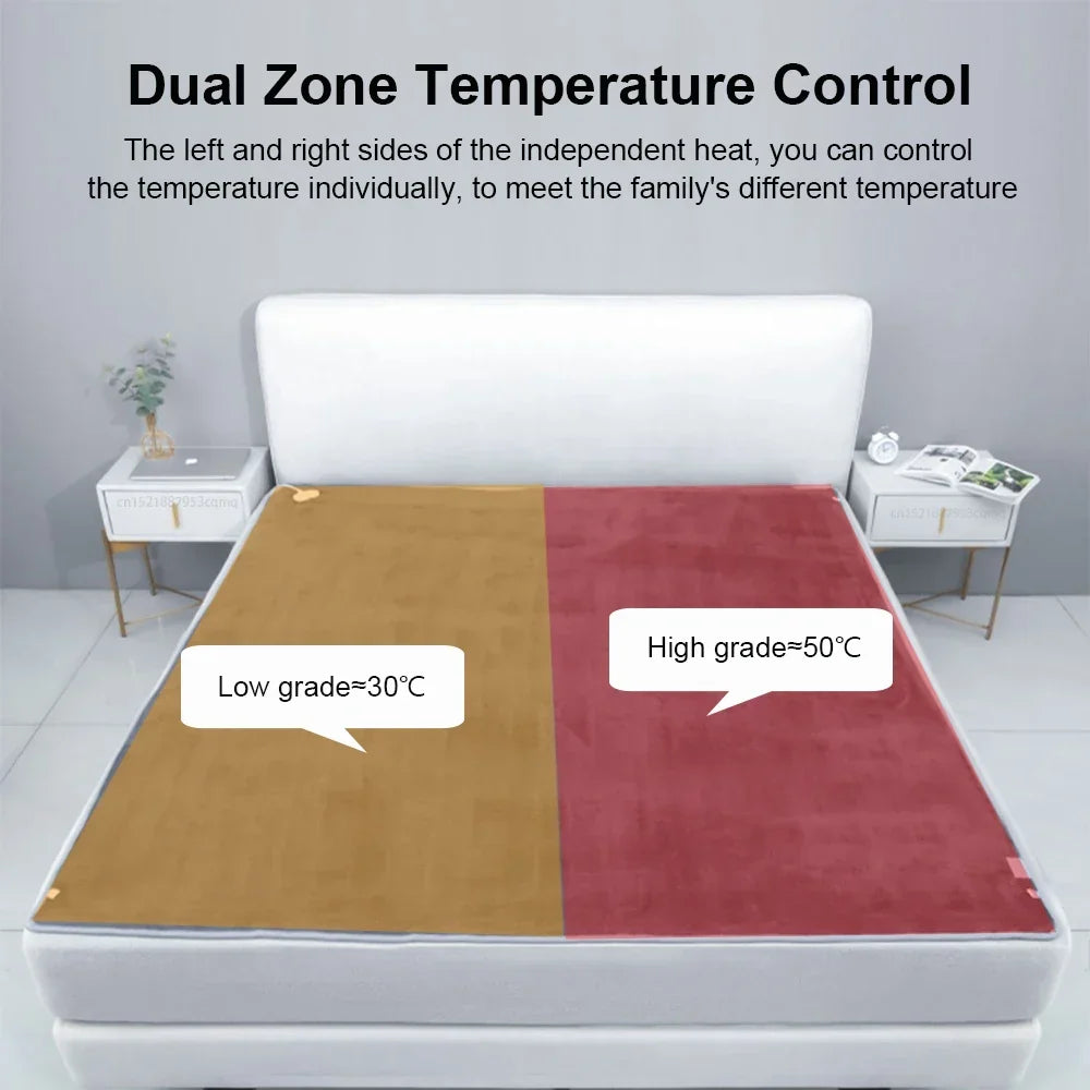 Coperta Elettrica 220V – Coperta Riscaldata con Termostato e Spina EU
