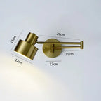 LUXARM Lampada da Parete Regolabile con Braccio Lungo