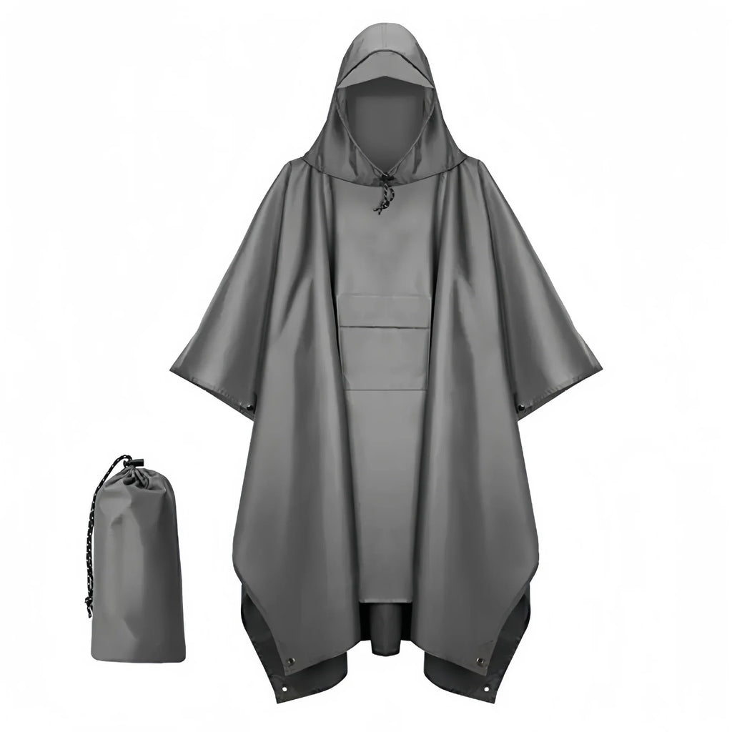 Poncho da Uomo Impermeabile – Antivento e Pieghevole per Attività Outdoor