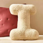Avenia - Cuscino Decorativo in Velluto con Lettere da A a Z