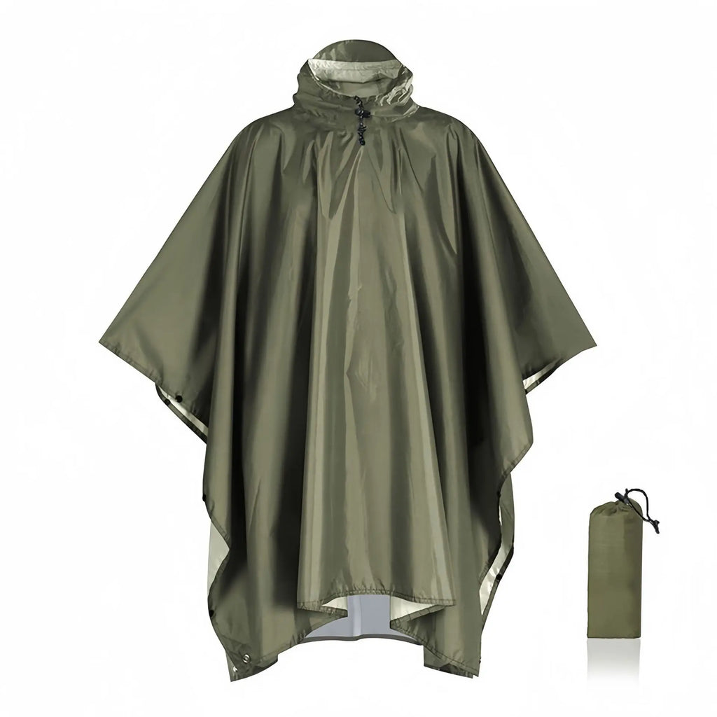 Poncho da Uomo Impermeabile – Antivento e Pieghevole per Attività Outdoor