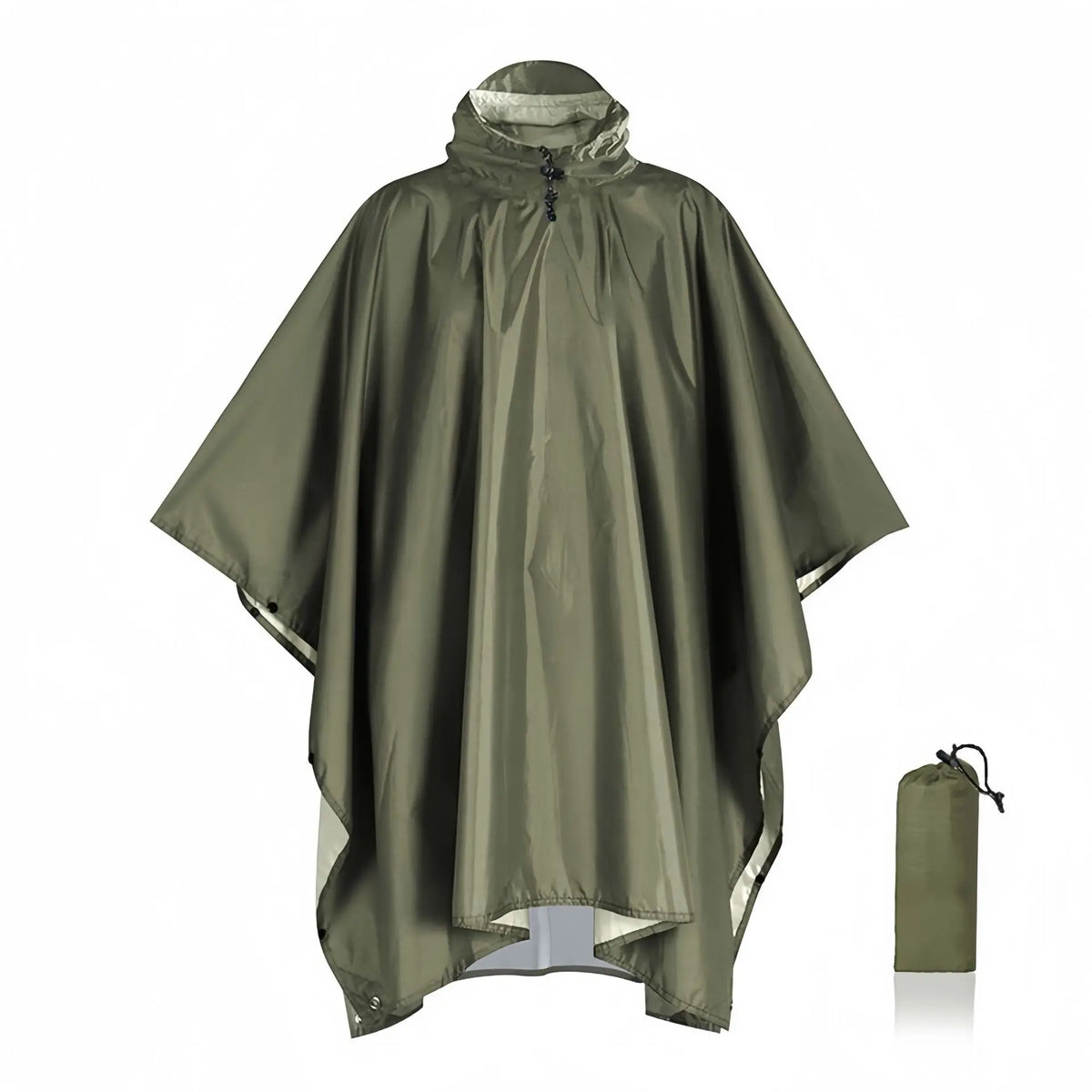 Poncho da Uomo Impermeabile – Antivento e Pieghevole per Attività Outdoor